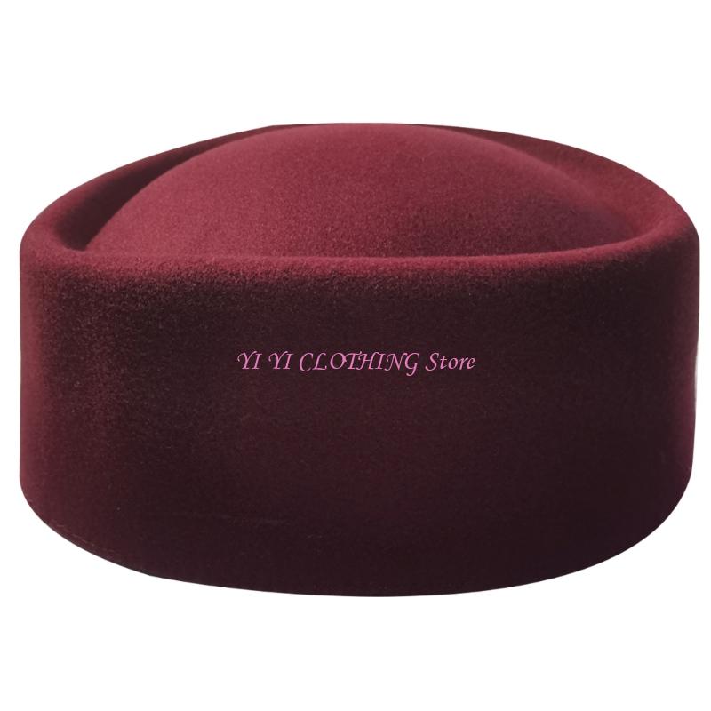 Fedora Hat Wool - N5KF Pillbox Hat Hat Mill Millery