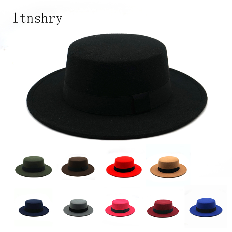 Fedora Hat Wool - Mùa Thu Đông Giả Len Nữ