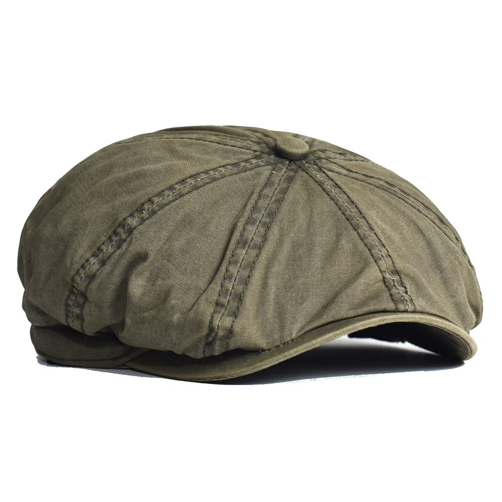 Newsboy Cap Ivy - Rửa Sạch Cotton Newsboy Nắp Peaky
