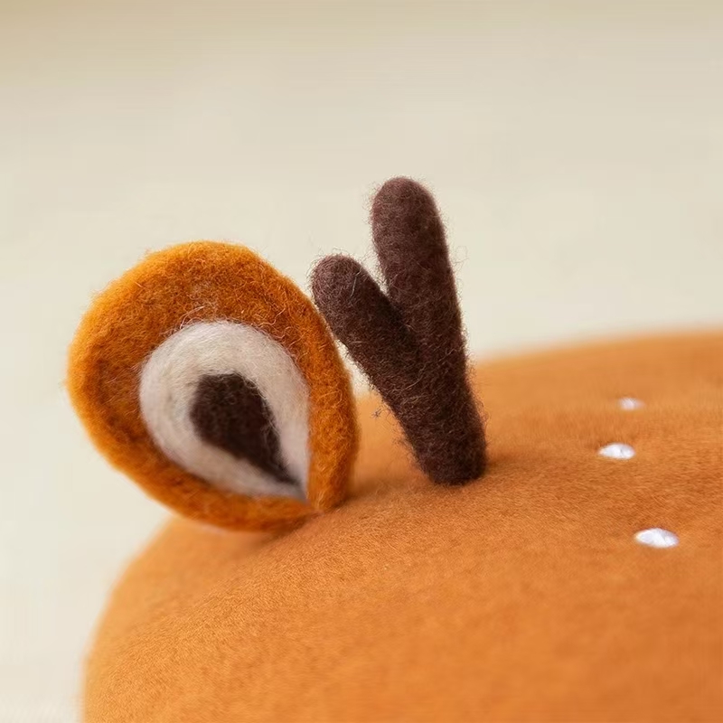 New Unisex Cute Frog Big Eye W - đánh giá và giá Beret French Wool