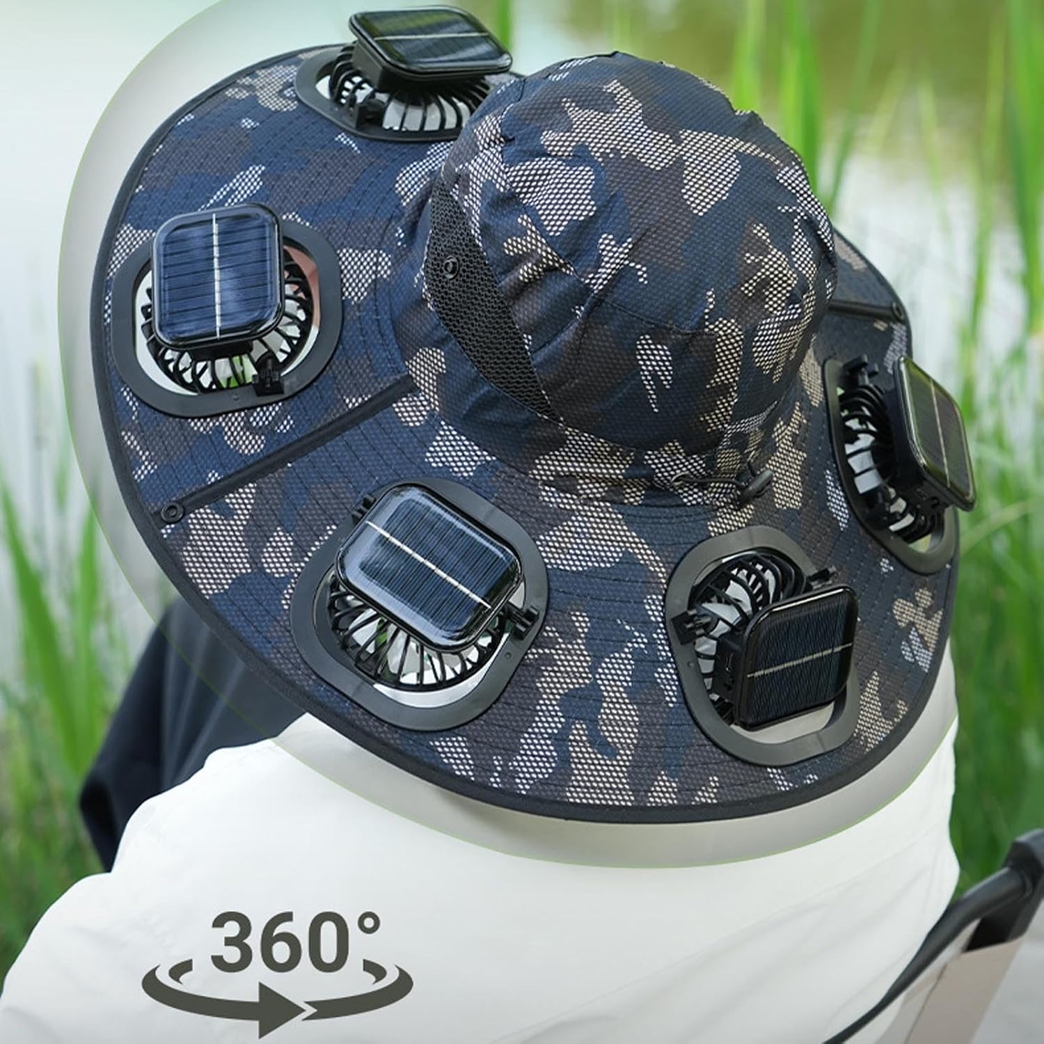 2026 Hot Summer 6 Fans Visor C - đánh giá và giá Sun Hat Wide Brim