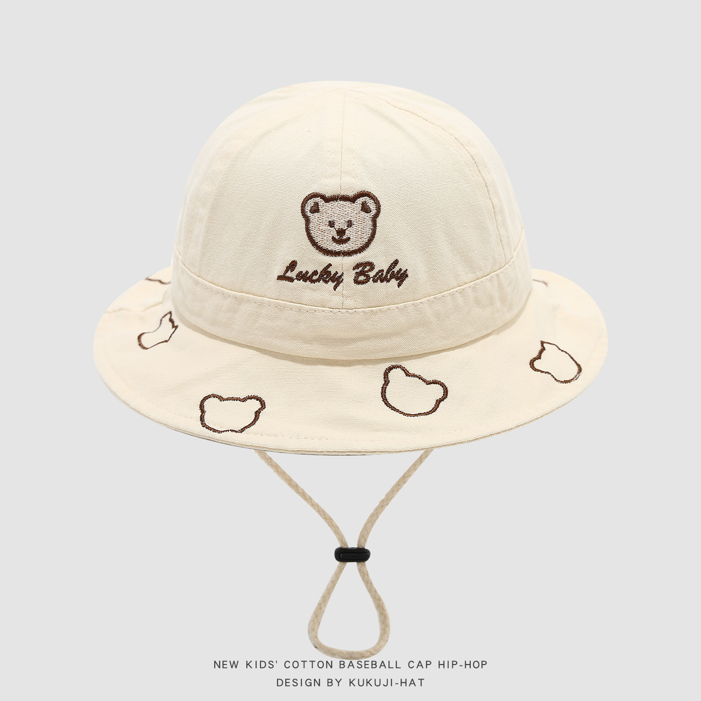 2026 Cute Cartoon Bear Baby Bu - đánh giá và giá Bucket Hat Cotton