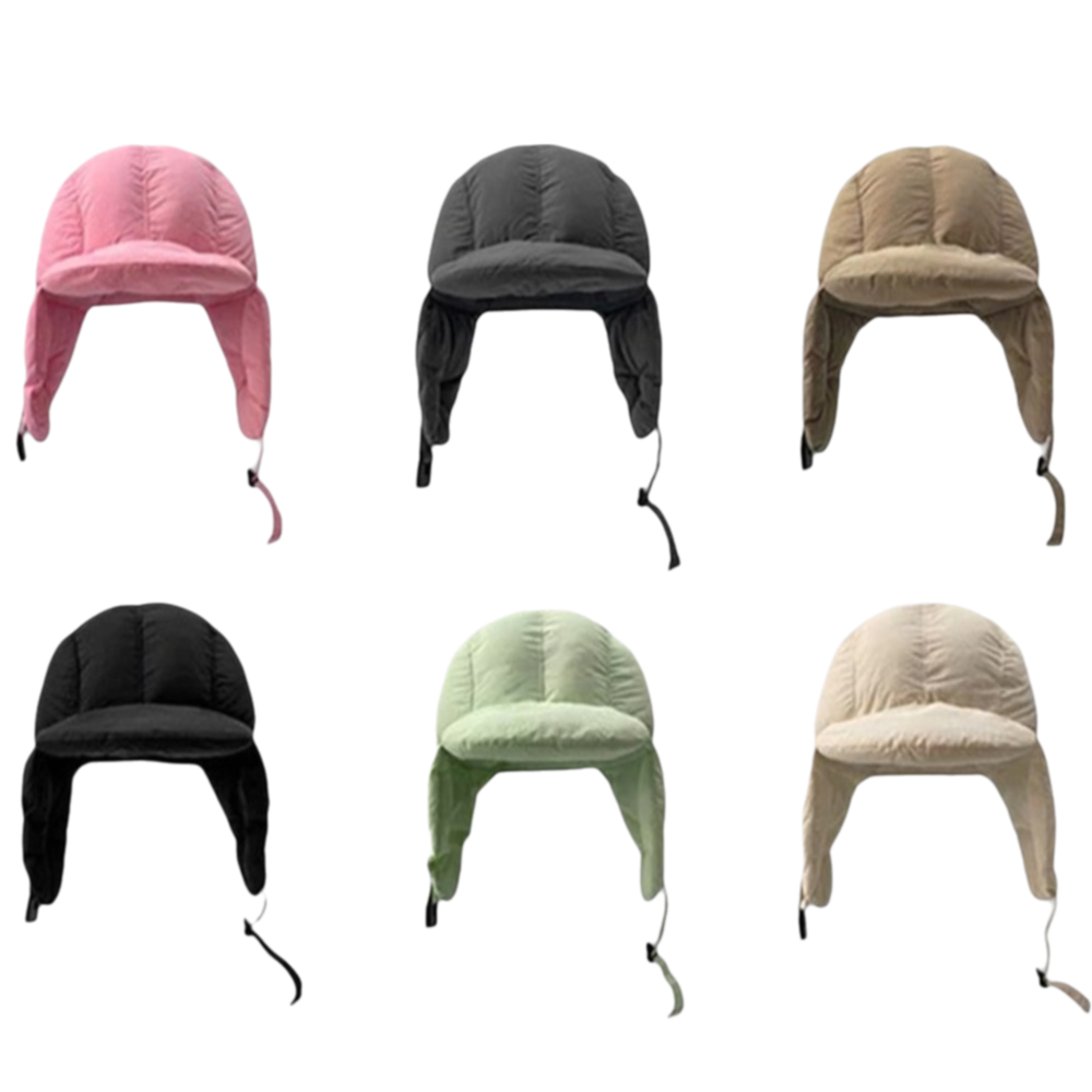 Solid Color Padded Bomber Hats - đánh giá và giá Trapper Hat Ear Flap