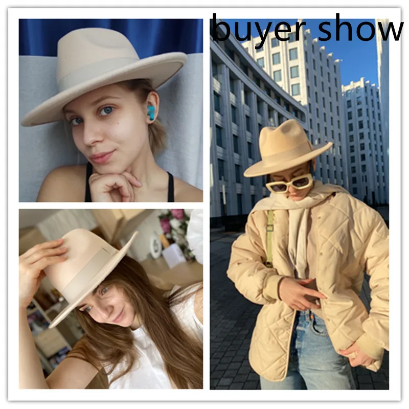 Nón Fedora Nữ Mùa Đông Mũ Nam  - đánh giá và giá Fedora Hat Wool