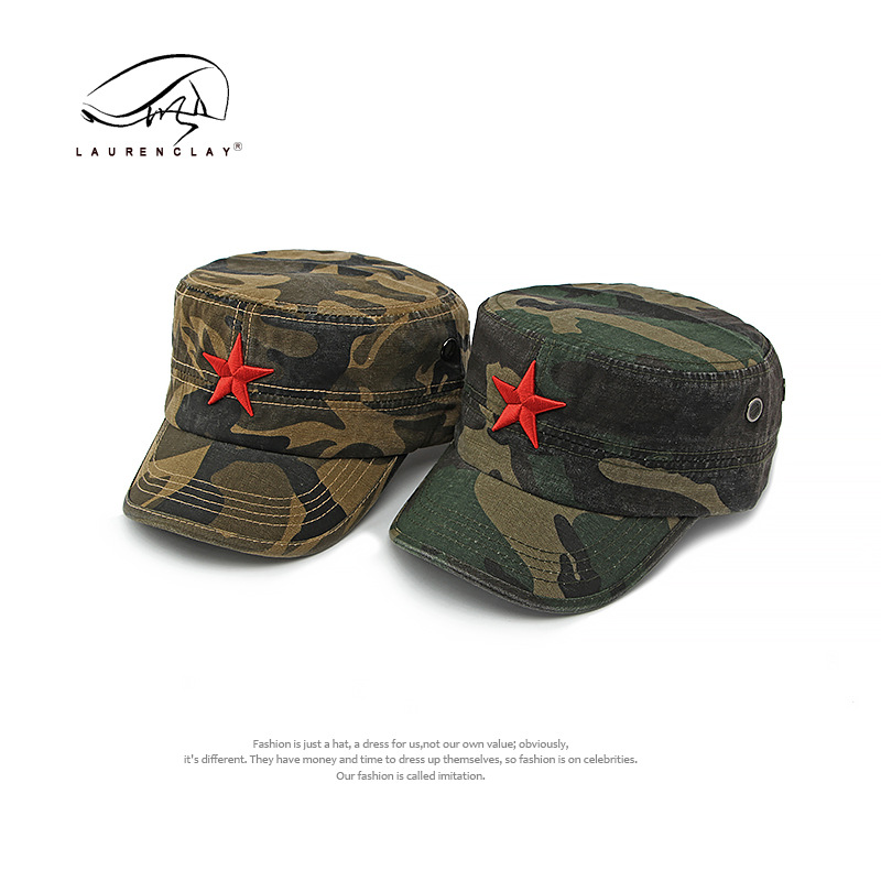 Men's Camouflage Flat Top Base - đánh giá và giá Dad Hat Cotton