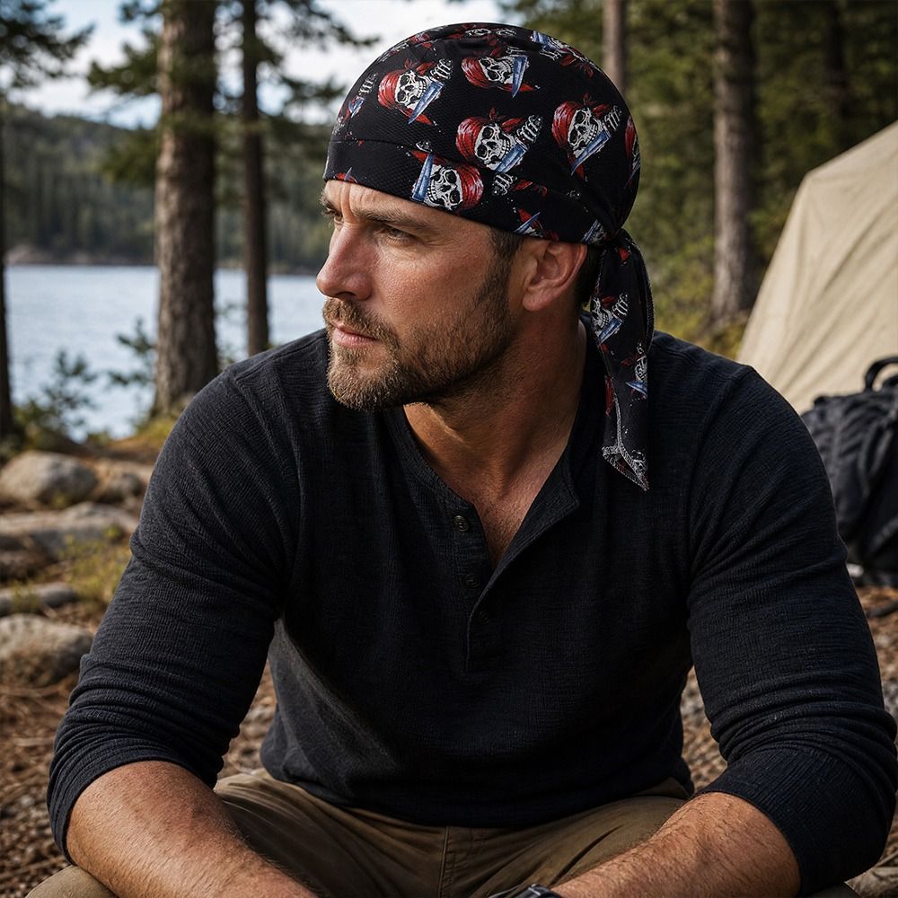 Quick Dry Pirate Hat Adjustabl - đánh giá và giá Skull Cap Helmet Liner