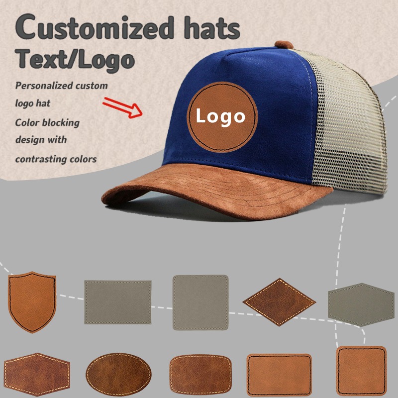Leather Label Custom Logo Five - đánh giá và giá Baseball Cap Structured