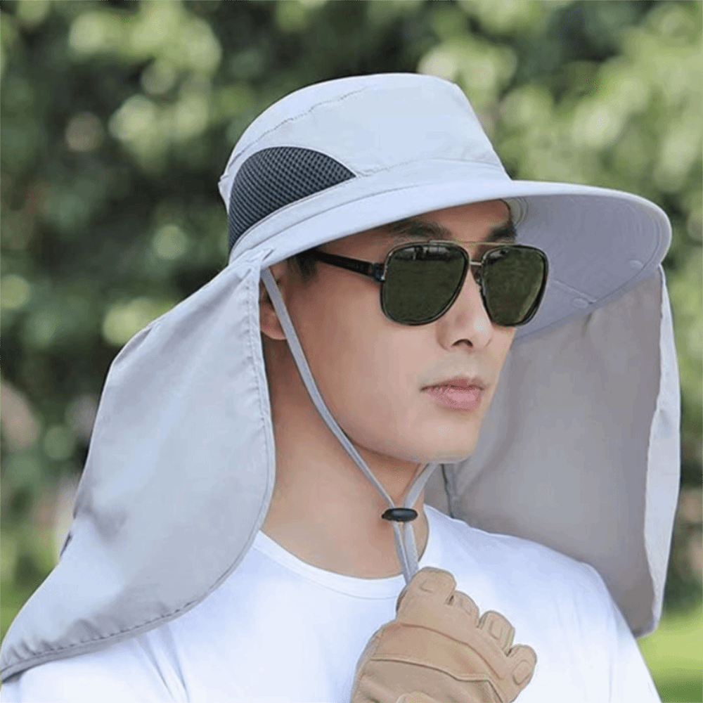 Casual Cloth Men Sun Hat Neck  - đánh giá và giá Visor Sun Hat