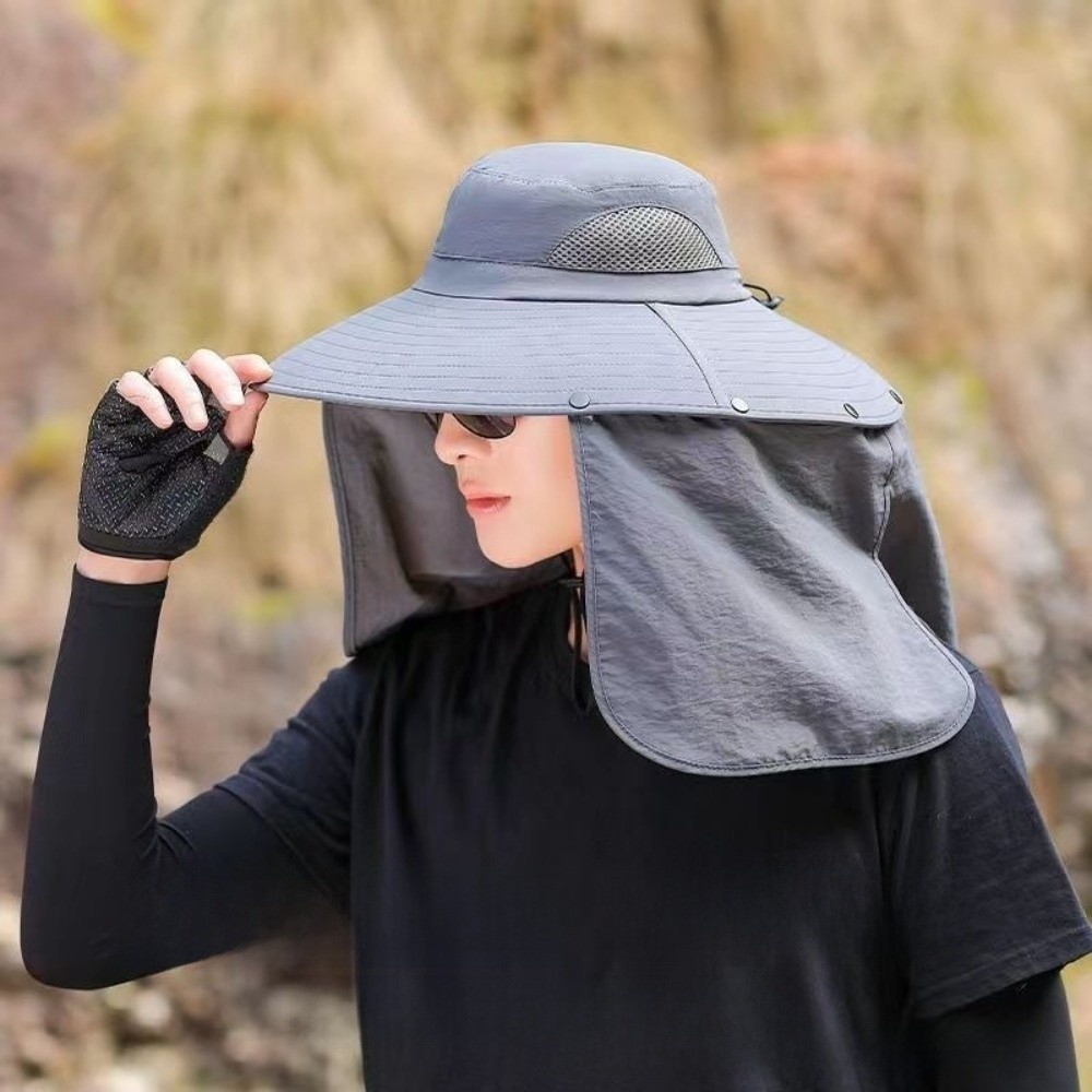 Casual Cloth Men Sun Hat Neck  - đánh giá và giá Visor Sun Hat