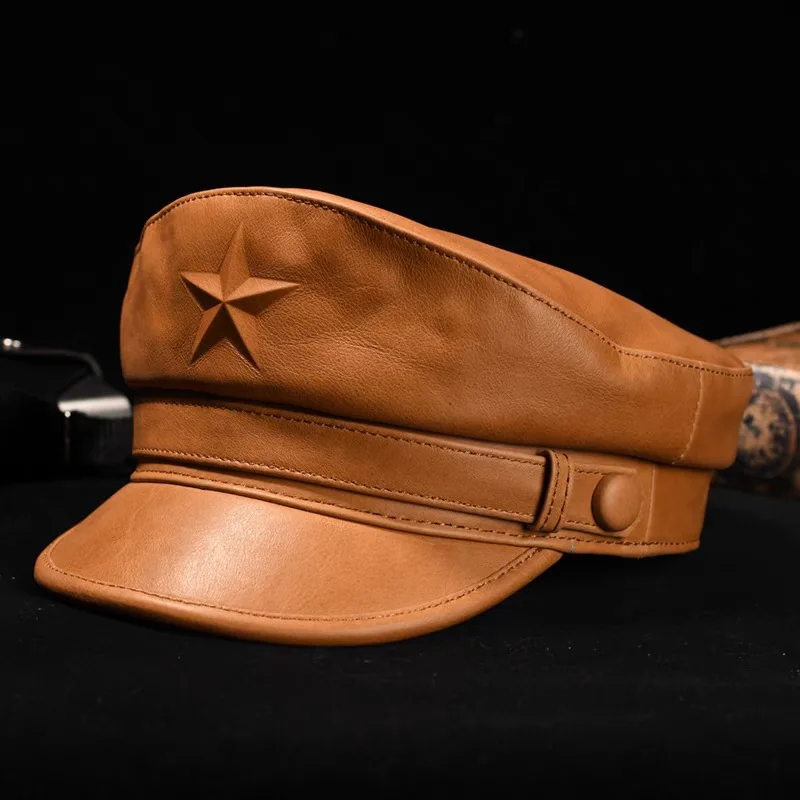Novel Army Cap For Men Retro F - đánh giá và giá Snapback Hat Flat