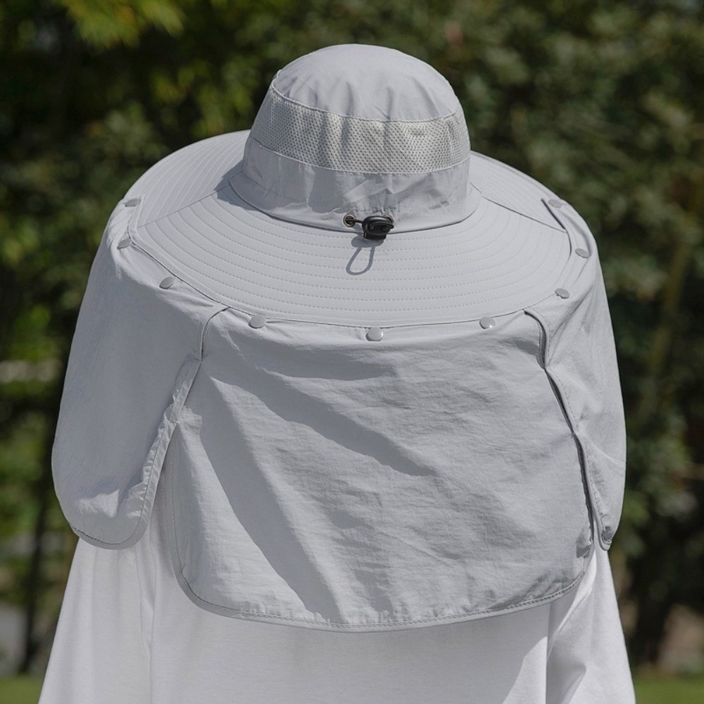 Simple Cloth Men Sun Hat Neck  - đánh giá và giá Visor Sun Hat