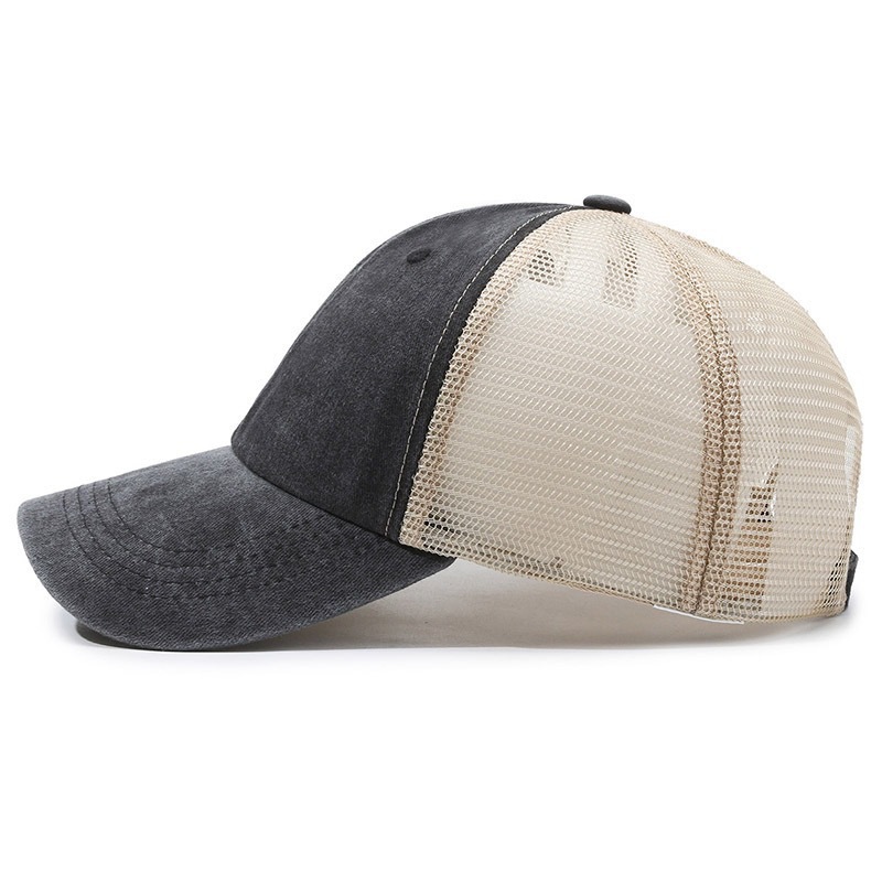 Custom Logo Washed Mesh Cap Br - đánh giá và giá Visor Sun Hat