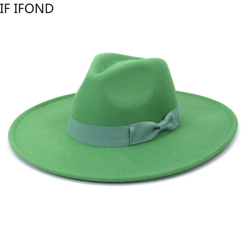 Lớn Rộng Vành Nữ Mũ 2021 Thu Đ - đánh giá và giá Fedora Hat Wool