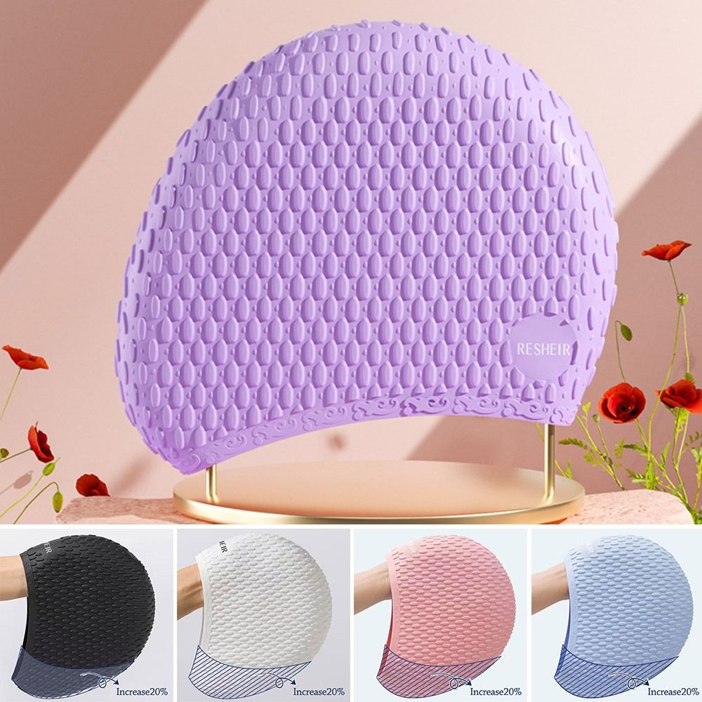 Elastic Summer Swimming Cap Wa - đánh giá và giá Swim Hat Silicone