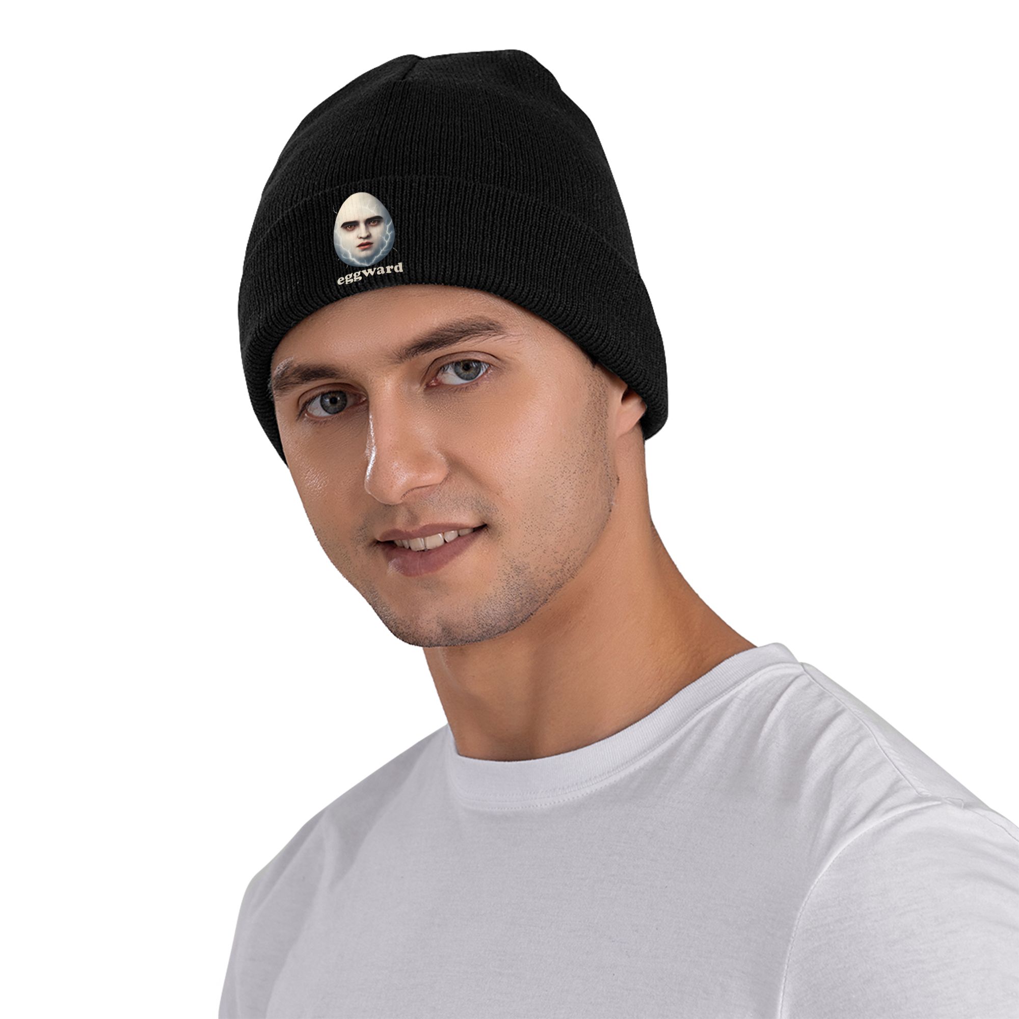Eggward Silly Meme Parody Egg  - đánh giá và giá Beanie Cuffed Knit