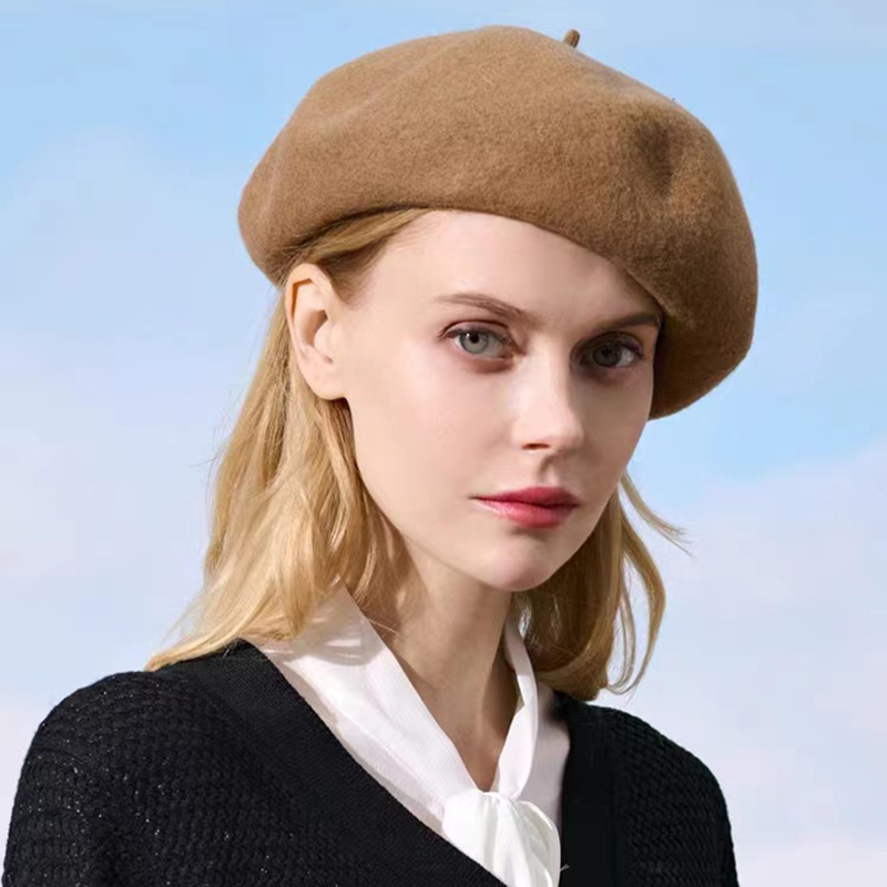 Đơn Giản Thu Đông Nón 100% Len - đánh giá và giá Beret French Wool