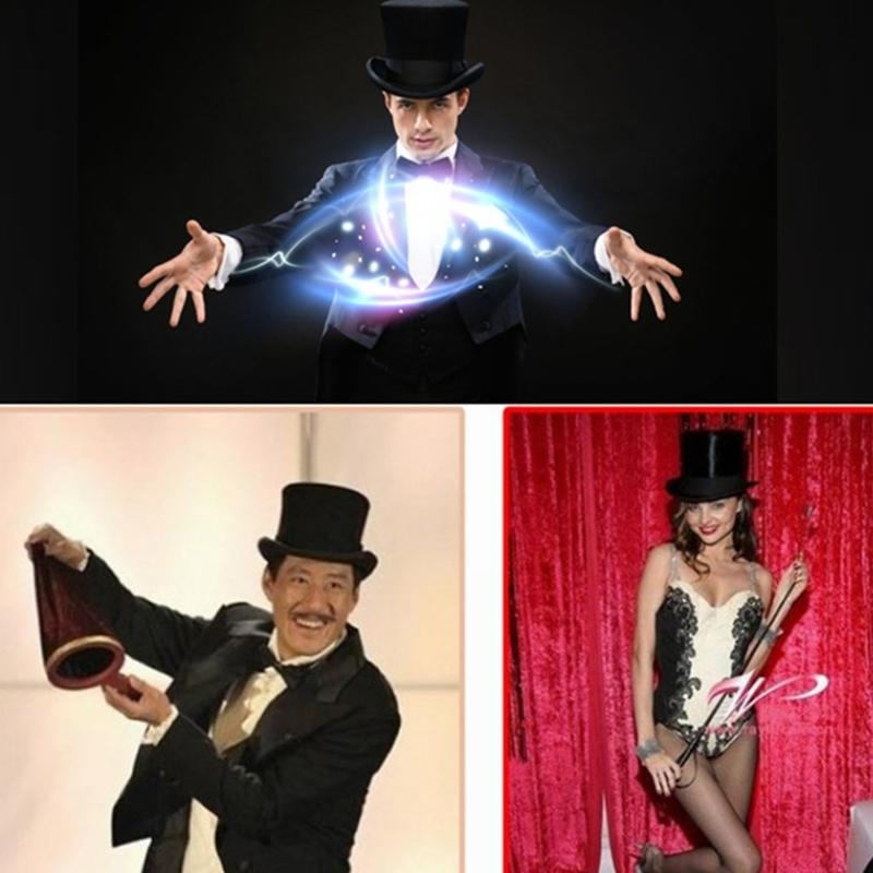 652F Magician Màu đen Ngày lễ  - đánh giá và giá Fedora Hat Wool