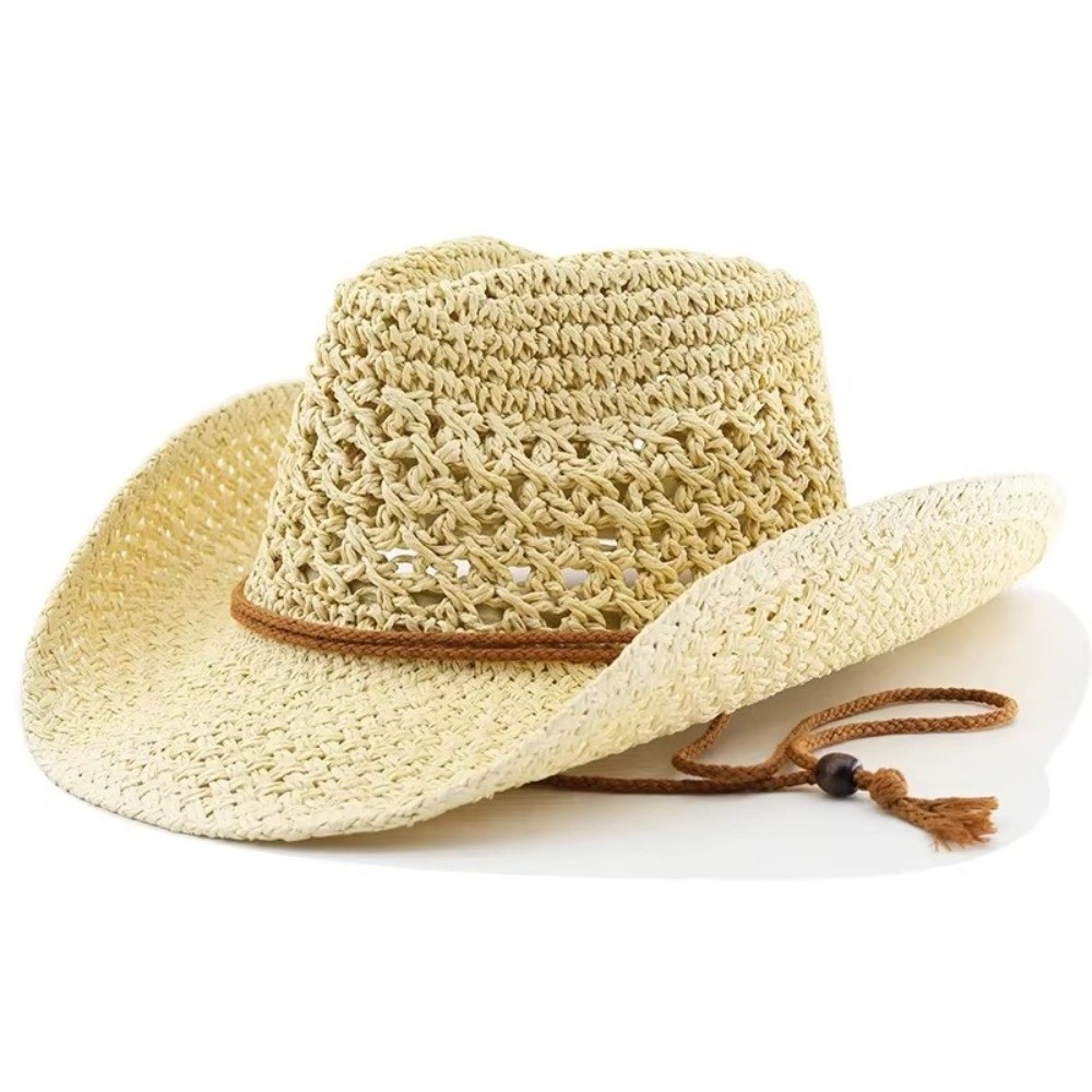 Retro Wide Brim Sunscreen Stra - đánh giá và giá Cowboy Hat Straw