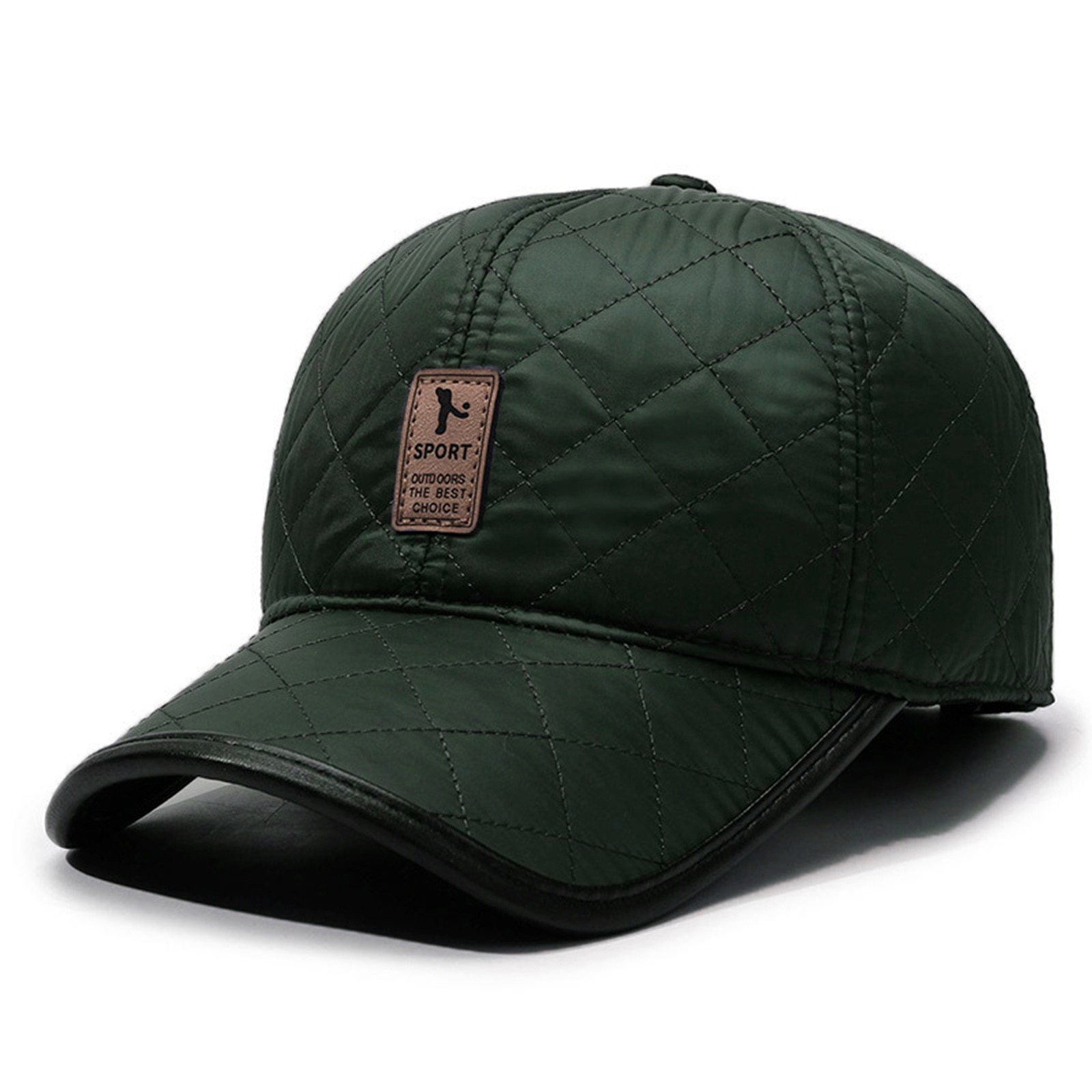 Winter Men PU Baseball Cap War - đánh giá và giá Winter Trapper Hat