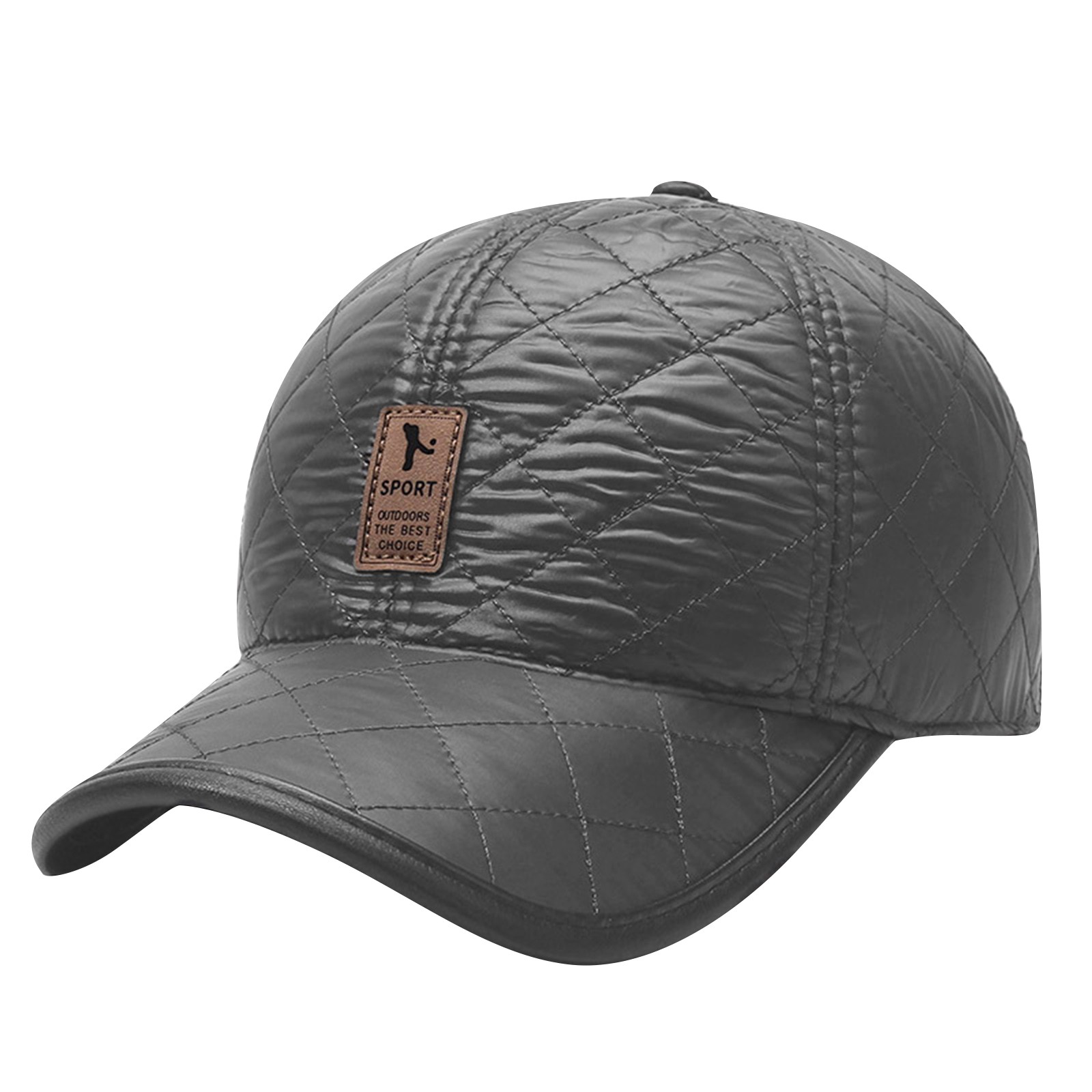 Winter Men PU Baseball Cap War - đánh giá và giá Winter Trapper Hat
