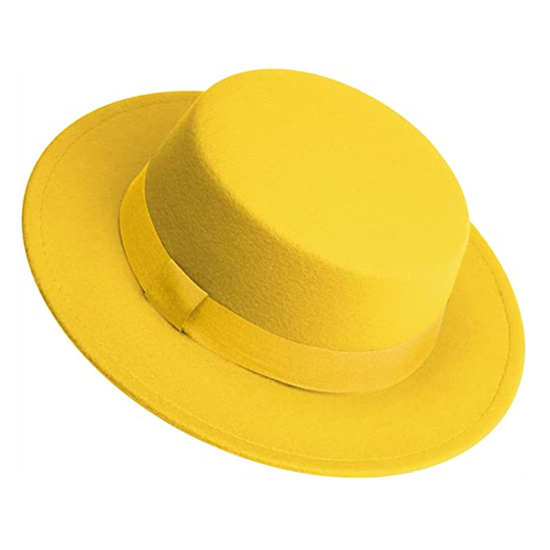 Nam Nữ Trắng Nón Fedora Đầu Dẹ - đánh giá và giá Fedora Hat Wool