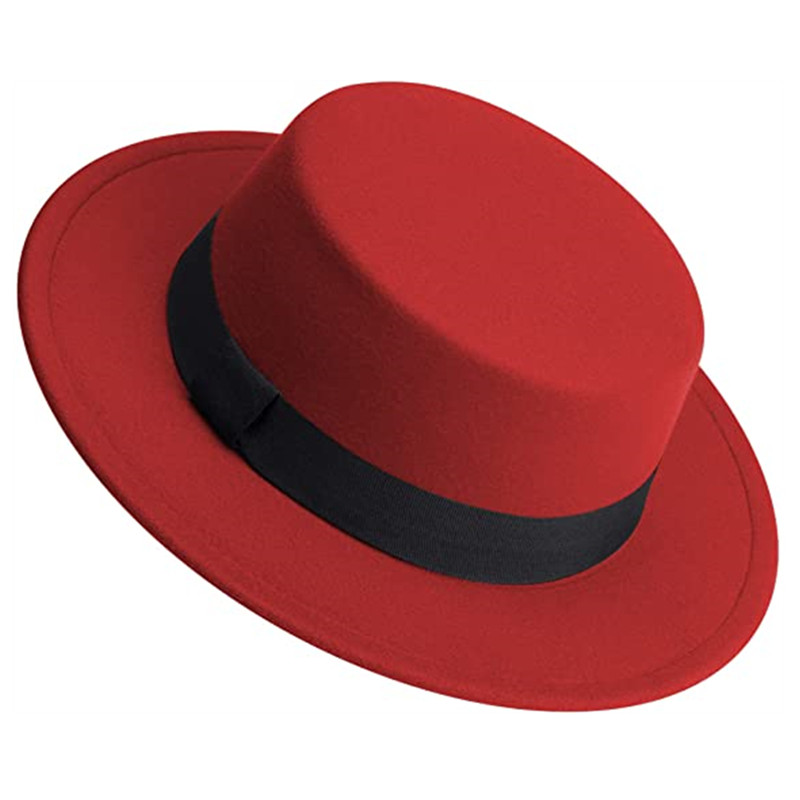 Nam Nữ Trắng Nón Fedora Đầu Dẹ - đánh giá và giá Fedora Hat Wool