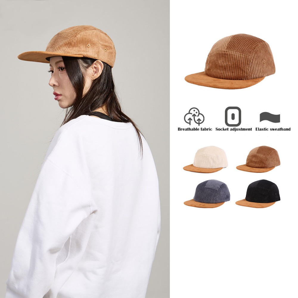 Versatile Retro Flat Brim Base - đánh giá và giá Corduroy Cap 5 Panel