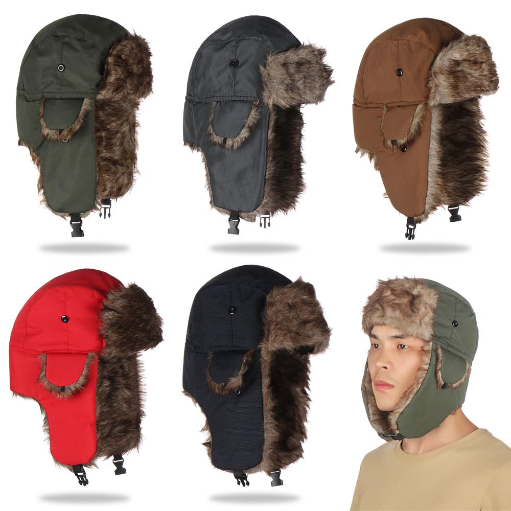 Warm Winter Fur Earflap Ski Ha - đánh giá và giá Trapper Hat Ear Flap
