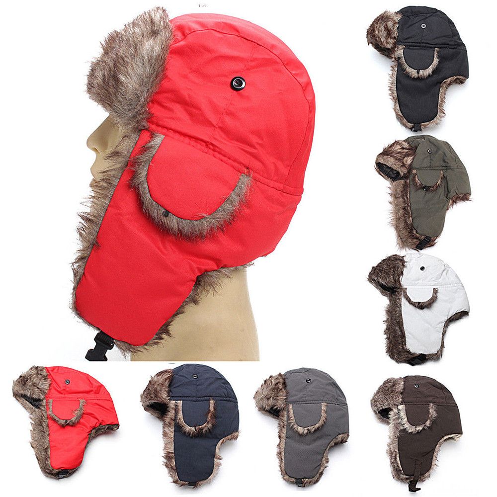 Warm Winter Fur Earflap Ski Ha - đánh giá và giá Trapper Hat Ear Flap