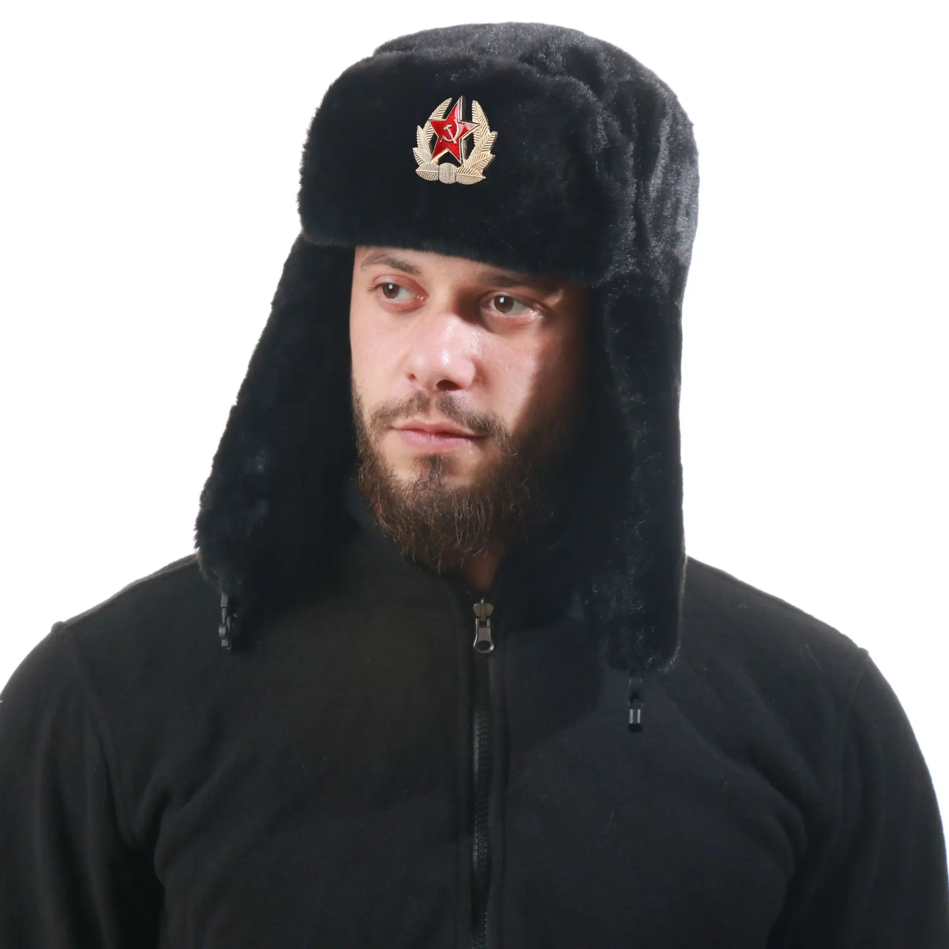 Soviet Badge Ushanka Men&Women - đánh giá và giá Trapper Hat Ear Flap