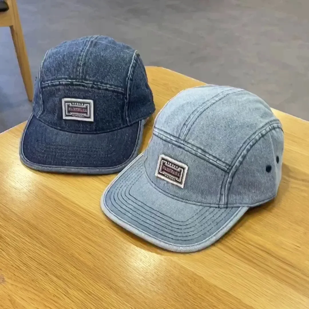 Vintage Flat Brim Denim Baseba - đánh giá và giá Corduroy Cap 5 Panel