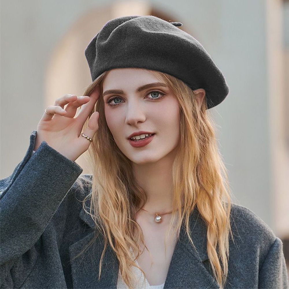 Fashion Warm Winter Wool Beret - đánh giá và giá Beret French Wool