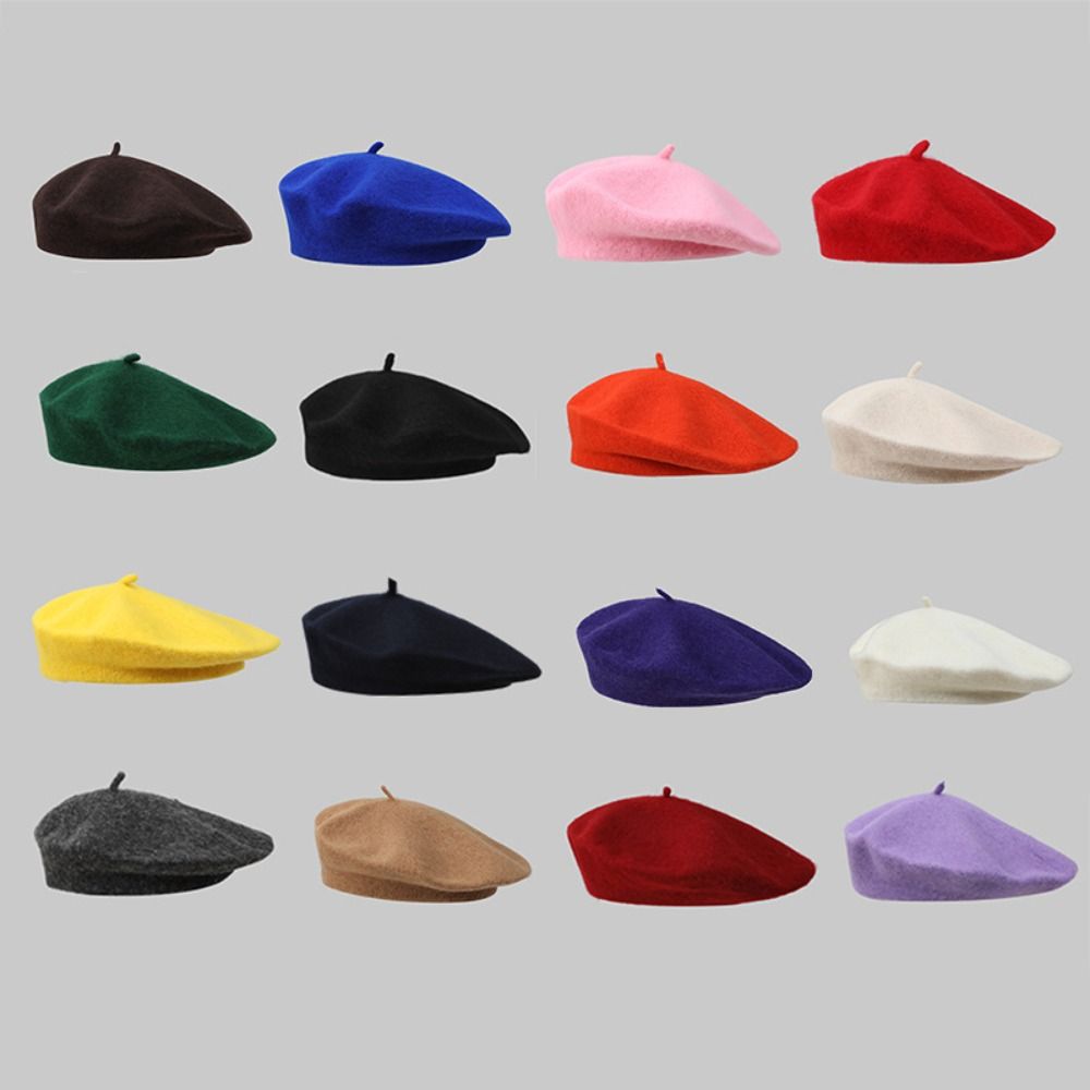 Fashion Warm Winter Wool Beret - đánh giá và giá Beret French Wool