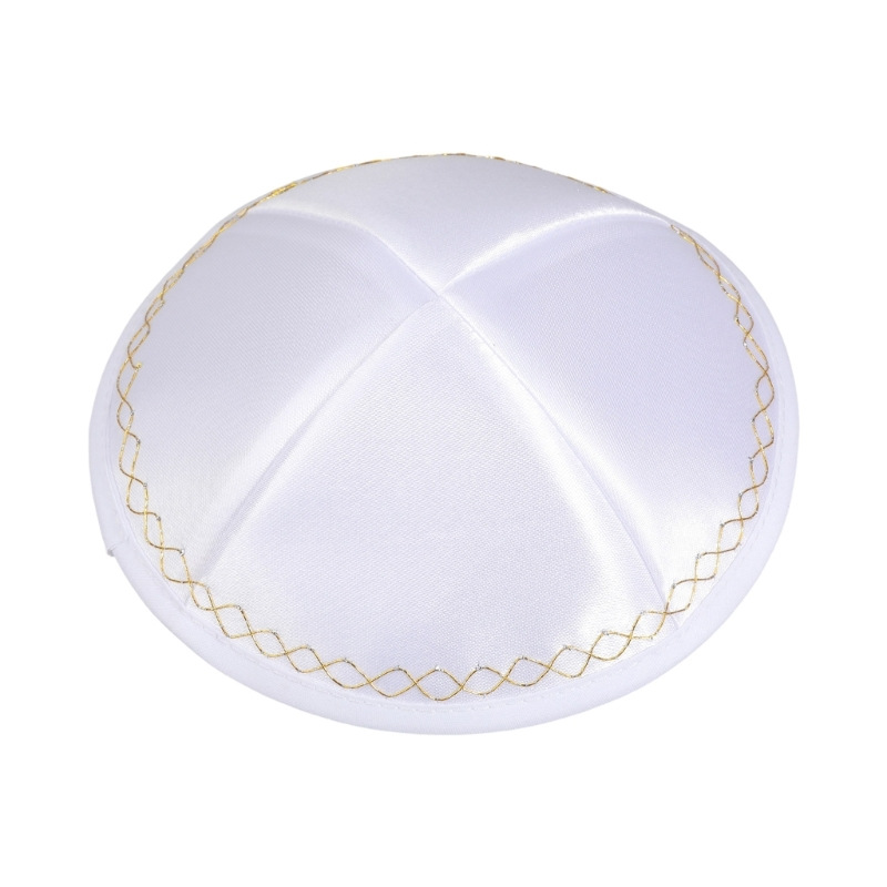 White Satin Jewish Kippah with - đánh giá và giá Skull Cap Helmet Liner