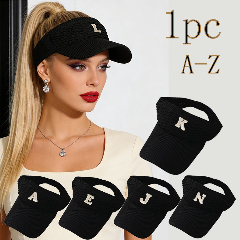 1Pc Pink Women A-Z Letter Open - đánh giá và giá Baseball Cap Structured
