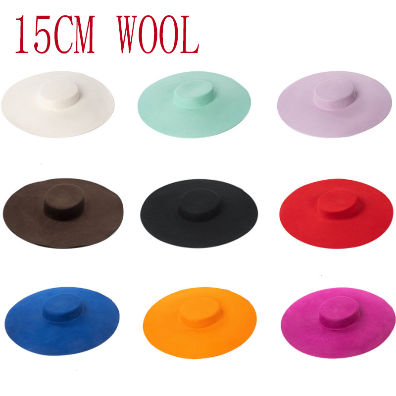 15cm WOOL wheat wide brim wool - đánh giá và giá Fedora Hat Wool