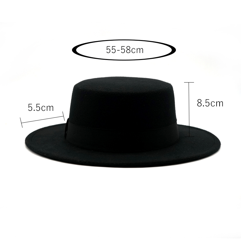 Mùa Thu Đông Giả Len Nữ Nam Nữ - đánh giá và giá Fedora Hat Wool