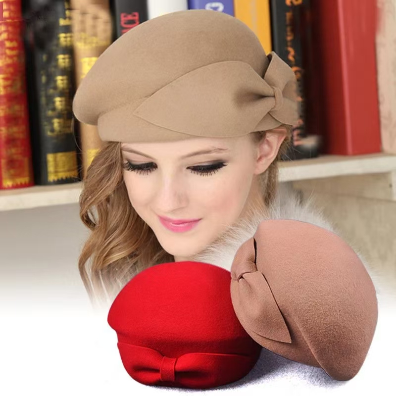 wool Vintage Warm Wool Winter  - đánh giá và giá Beret French Wool