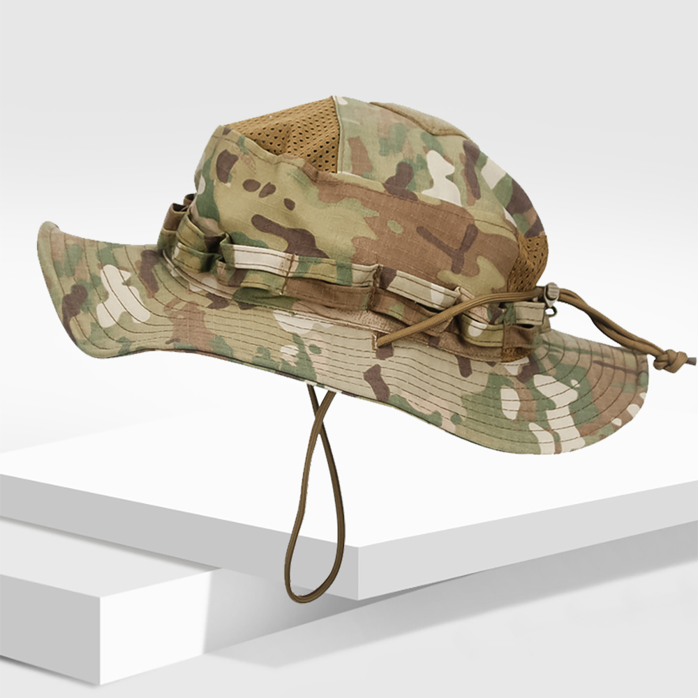Tactical Camo Boonie Hat UPF 5 - đánh giá và giá Boonie Hat Tactical