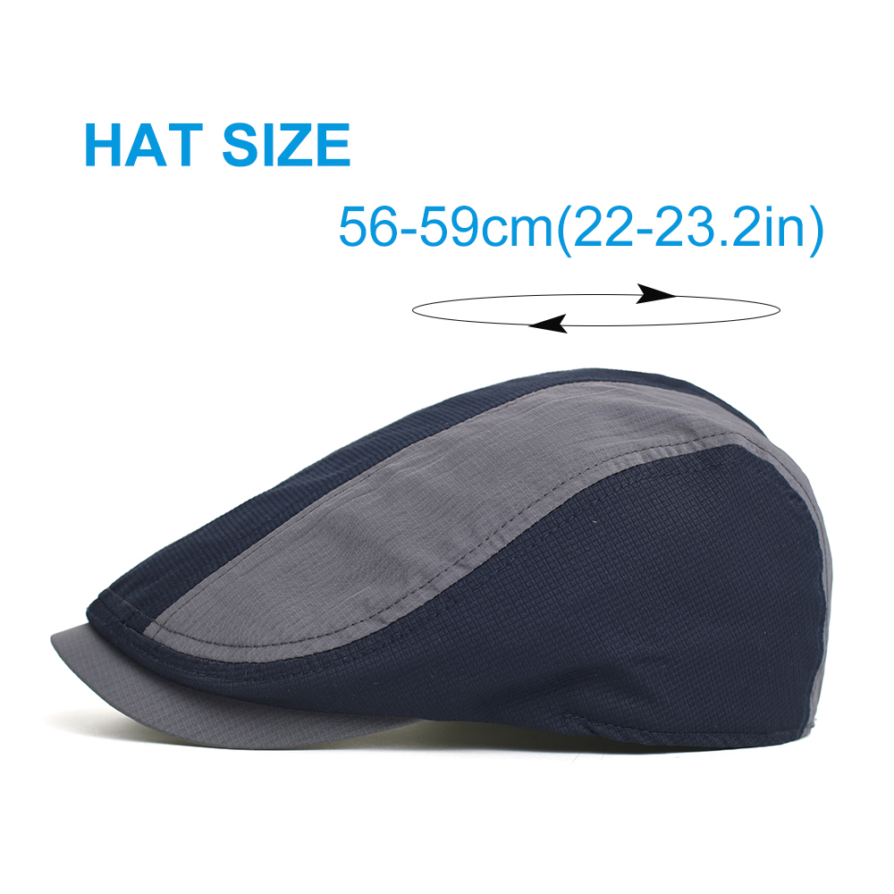 Spring Summer Breathable Thin  - đánh giá và giá Newsboy Cap Ivy