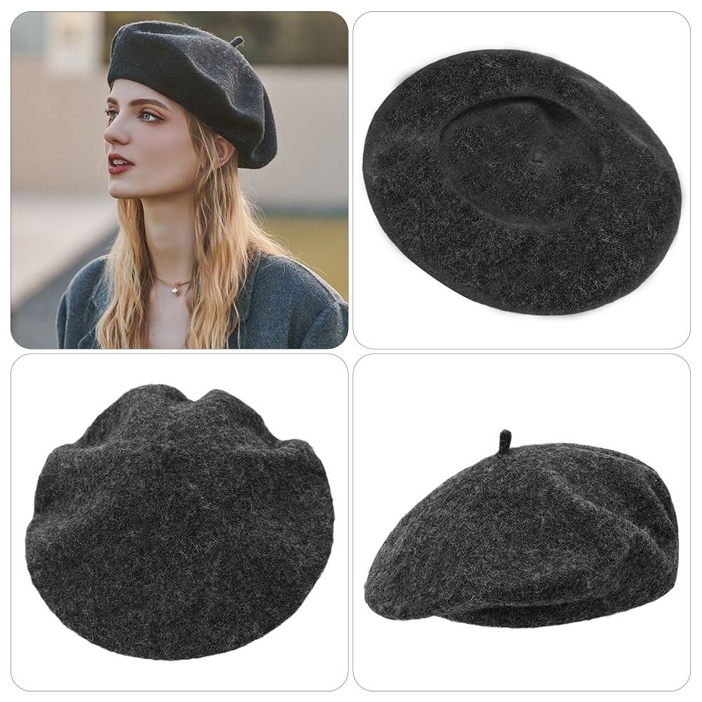 Autumn Winter Warm Wool Berets - đánh giá và giá Beret French Wool
