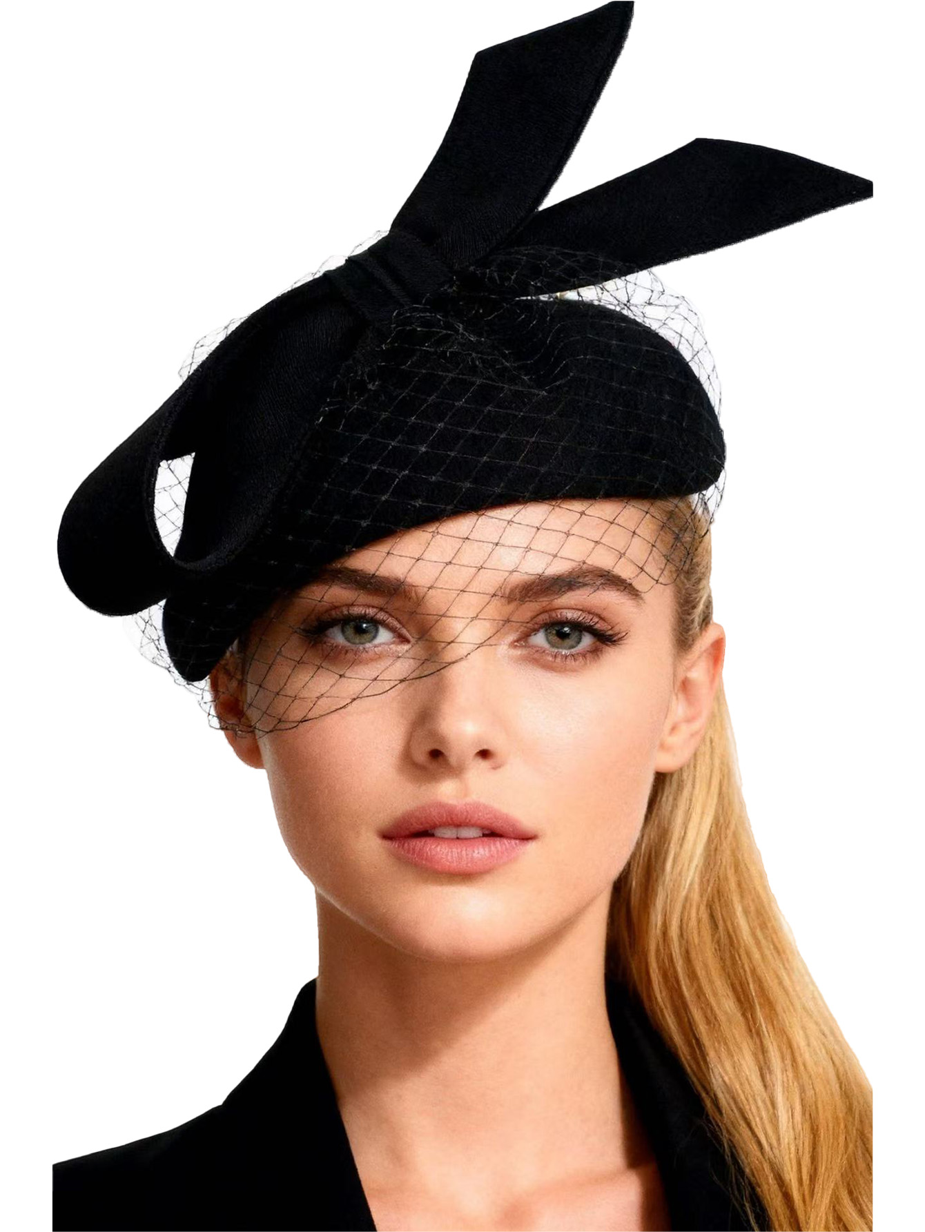 French White Beret Fascinator  - đánh giá và giá Beret French Wool