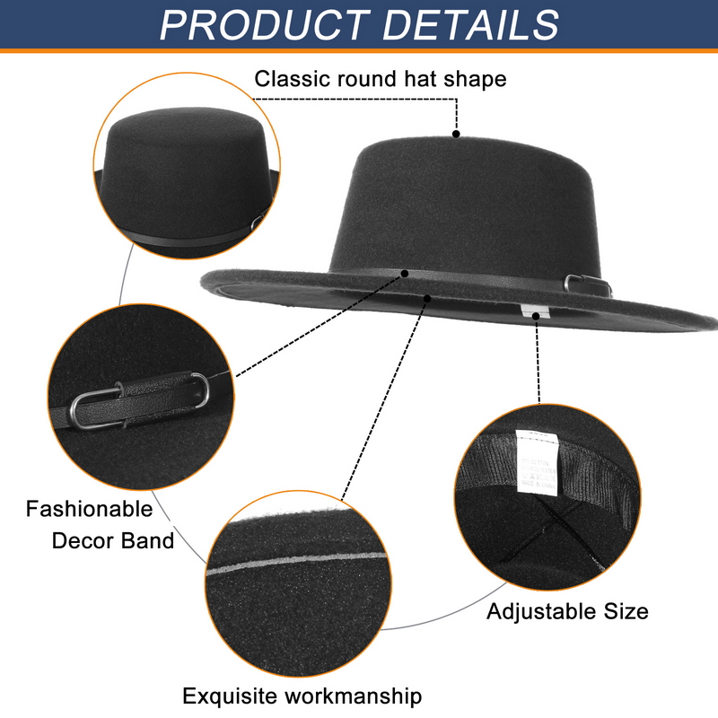 Elegant Wide Brim Fedora Hat f - đánh giá và giá Fedora Hat Wool