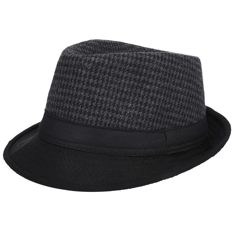 Men Autumn Winter Wool Fedora  - đánh giá và giá Fedora Hat Wool