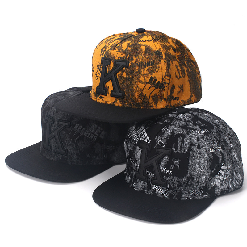 K Letter Hip Hop Baseball Caps - đánh giá và giá Snapback Hat Flat