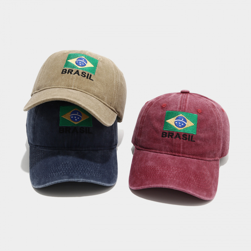 Vintage Brazil Flag BRASIL Let - đánh giá và giá Dad Hat Cotton