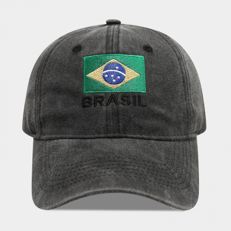 Vintage Brazil Flag BRASIL Let - đánh giá và giá Dad Hat Cotton