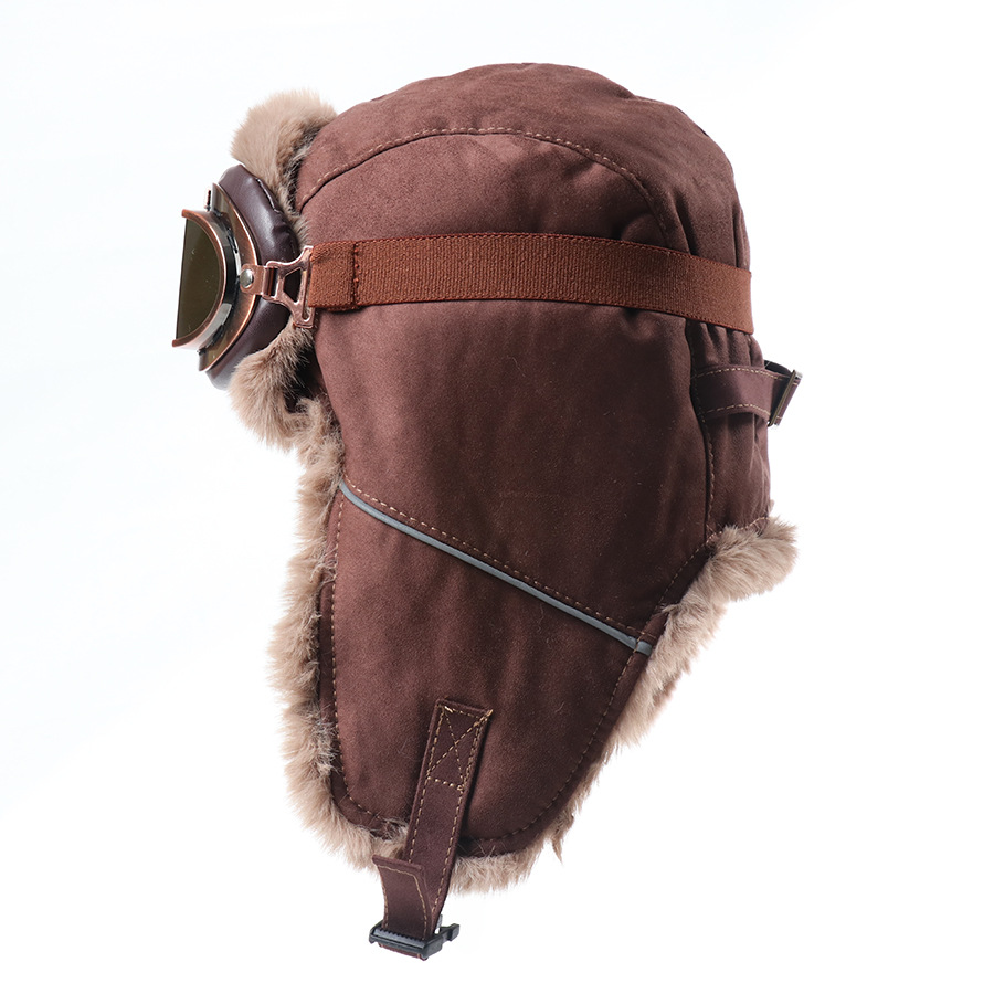 Vintage Aviator Hat with Goggl - đánh giá và giá Winter Trapper Hat